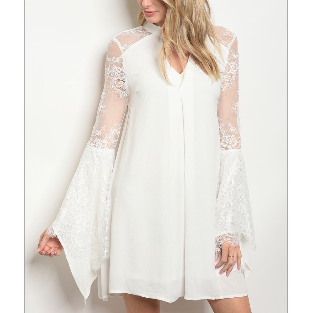 Off White Lace Dress